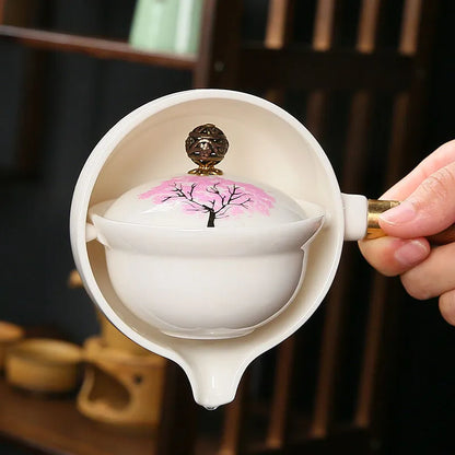GNYS Handmade Magic Teacup (Changes color when exposed to hot water)