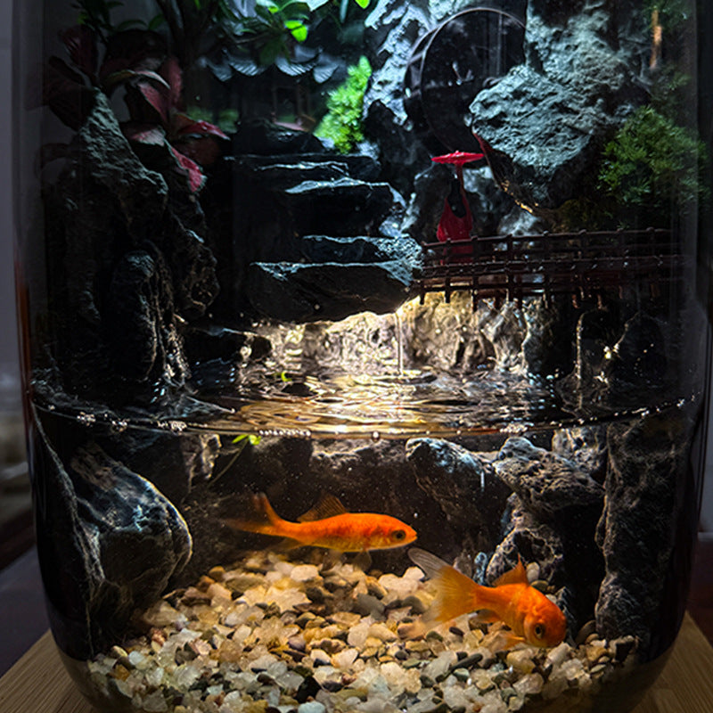 GNYS  (large) Good Fortune Ecological Fish Tank